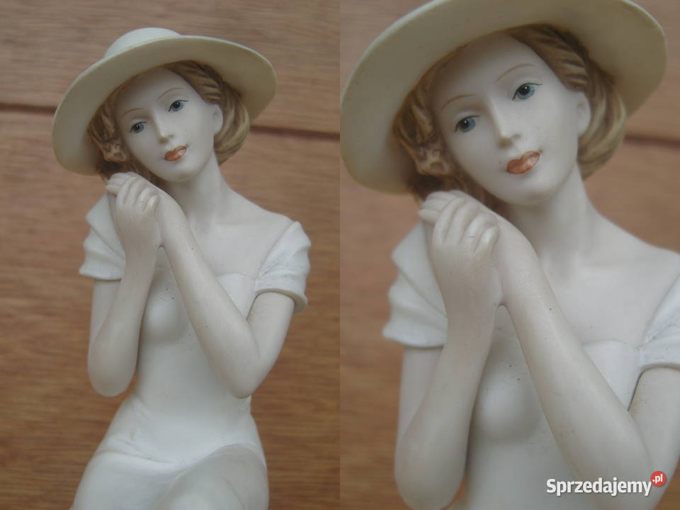 figurka figurki porcelanowe i alabastru biały