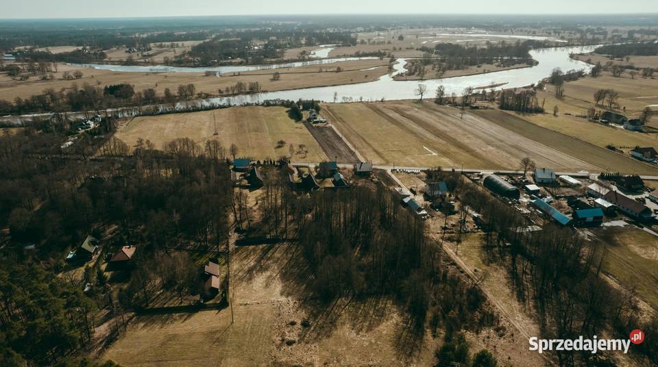 Działka rekreacyjna z linią brzegową Bugiem w Sprzedaż mazowieckie Bojany