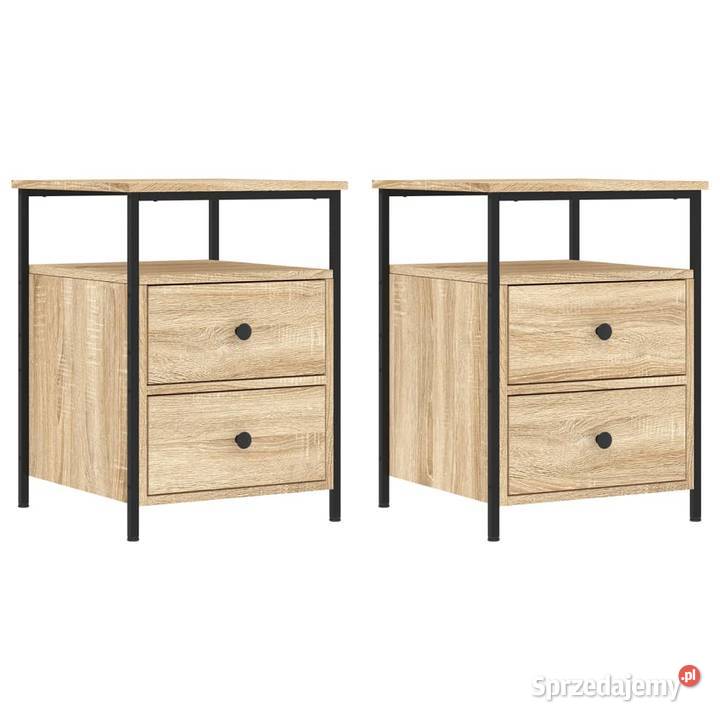 vidaXL Szafki nocne 2 dąb sonoma 44x45x60