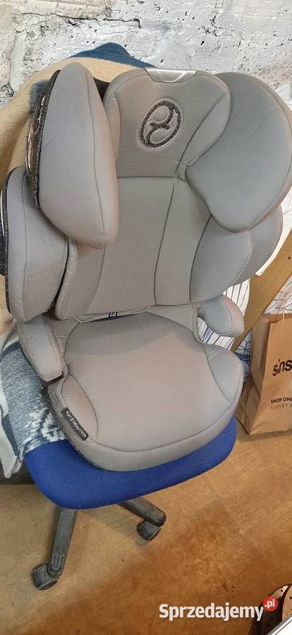 Fotelik samochodowy CYBEX Szary czysty wyprane śląskie Mysłowice sprzedam