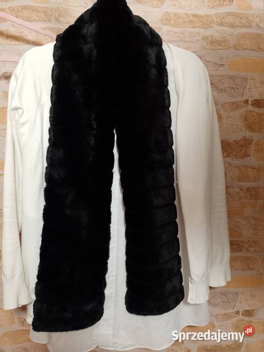 ZARADługi futrzany szal futerko Etola kołnierz Kraków