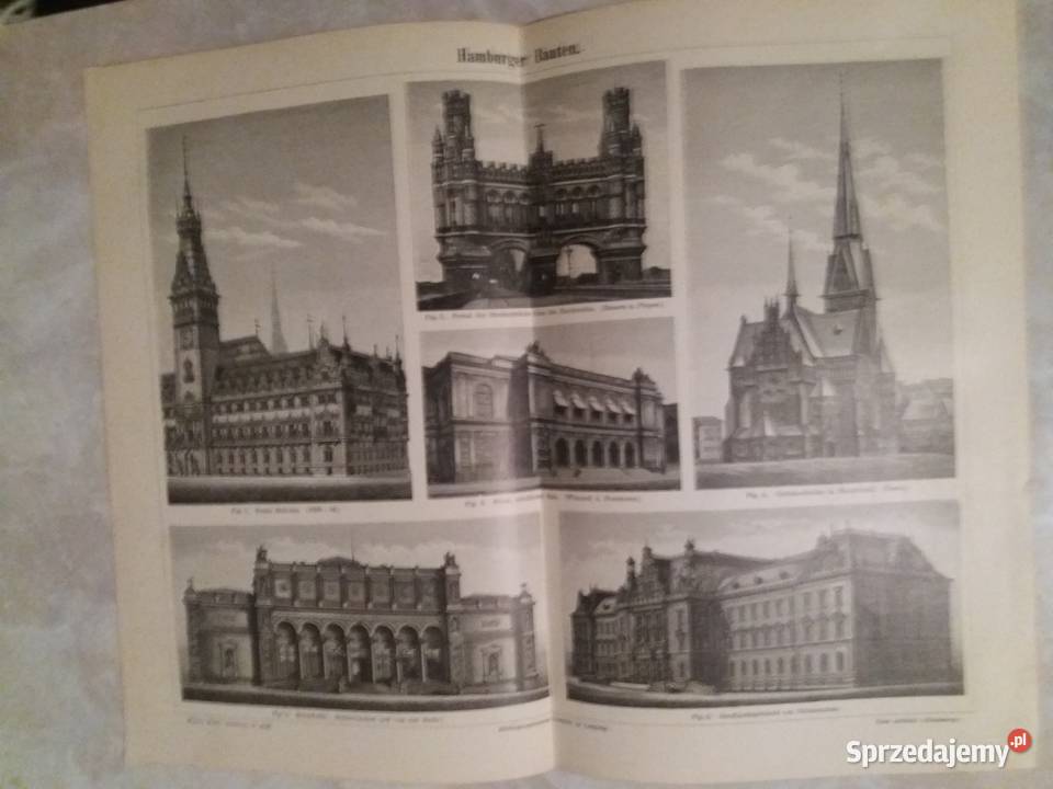 Stara rycina z Meyers Lexikon z 1897 Jarosław