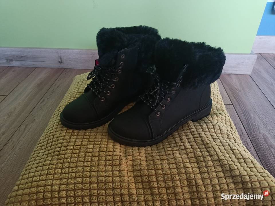 Buty trapery damskie ocieplane mazowieckie Radom