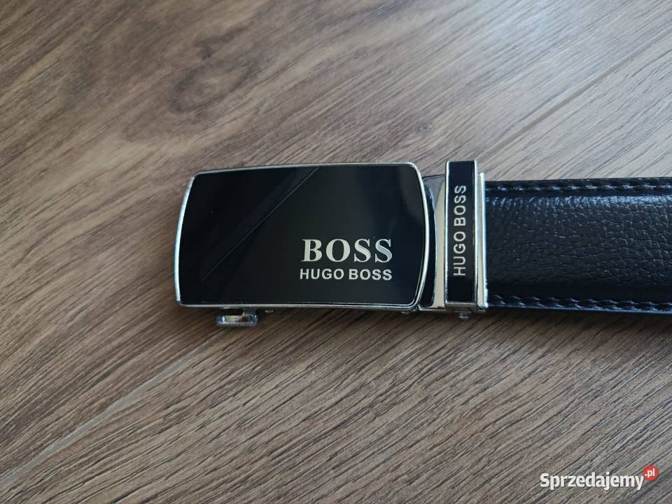 Pasek skórzany męski Hugo Boss do garnituru i na Białystok sprzedam