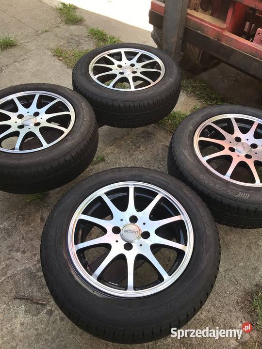 Opony 1856515 letnie z felgami 4x100 podkarpackie Wola Zarczycka