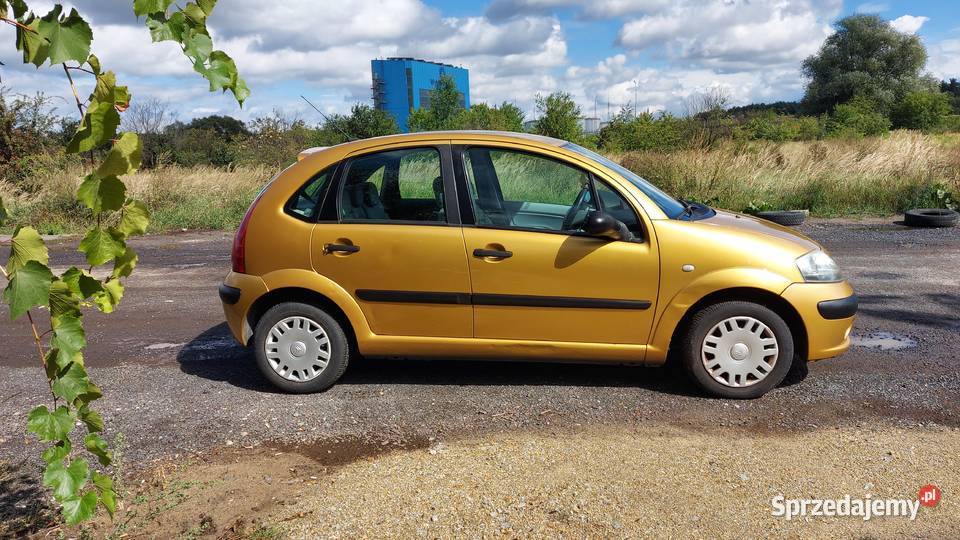 Citroen C3 2002r 12benzsprowadzony złoty Poznań