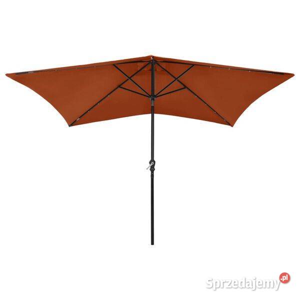 vidaXL Parasol ogrodowy z LED i stalowym mazowieckie Warszawa