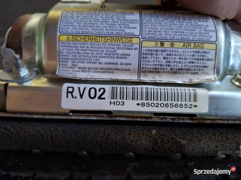 Poduszka powietrzna AirBag pasażera deski małopolskie Przyborów sprzedam