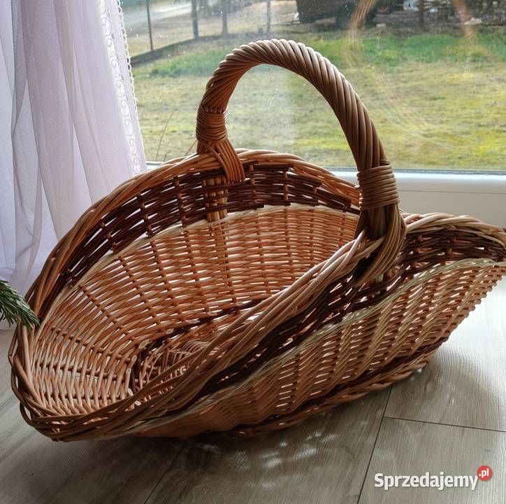 Kosz wiklinowy na drewno Leżajsk sprzedam