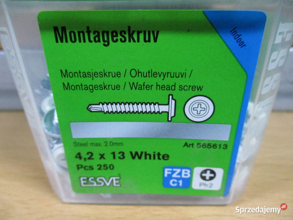 Essve wkręt montażowy z nawiertką 42x13 42x25 Mogilno sprzedam
