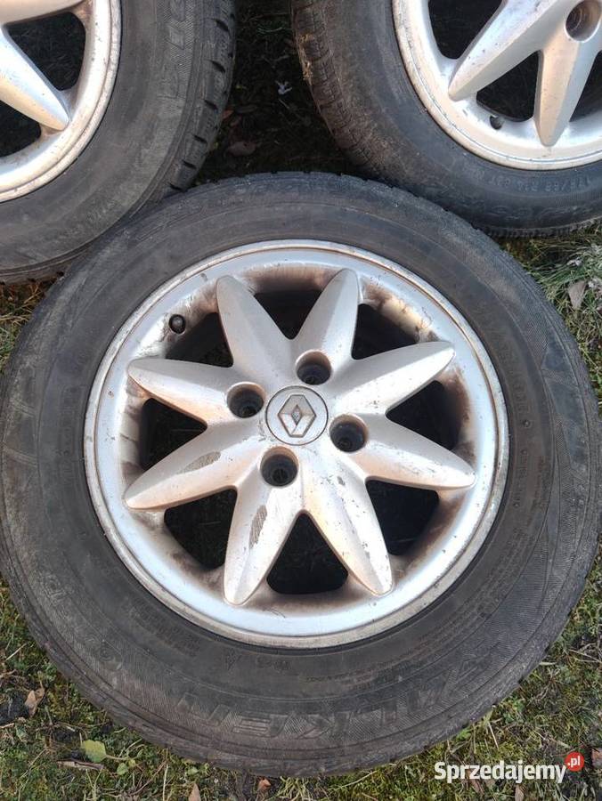 Oryginalne koła 4x100 alufelgi 14 Renault Kangoo Świdwin
