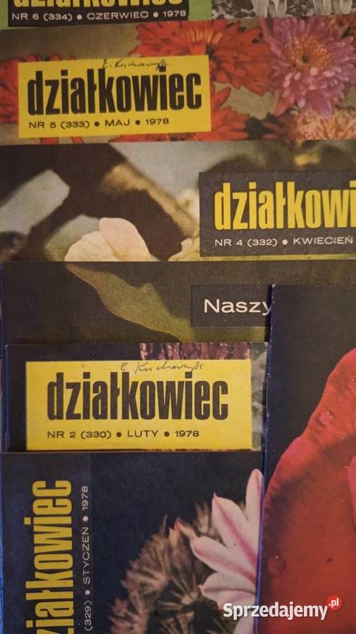 Działkowiec czasopismo PRL Jędrzejów