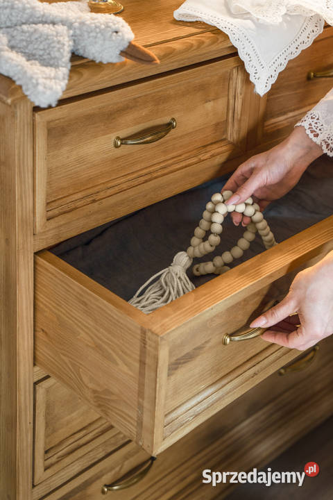 Stylowa komoda sosnowa woskowana COM 105 89cm Maków Podhalański sprzedam