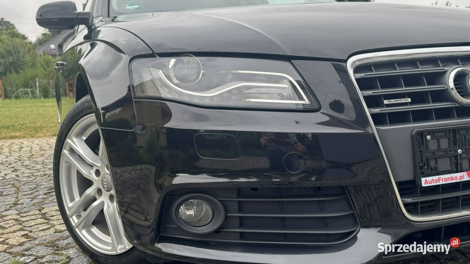 Audi A4 20TDI 170 z Niemiec QUATTRO KSIĄŻKA światła przeciwmgielne Strzegom