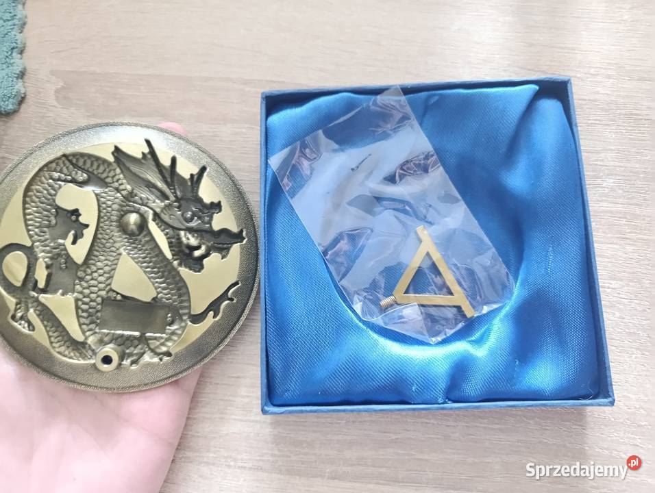 Medalion chiński smok Hong Kong Kwidzyn sprzedam