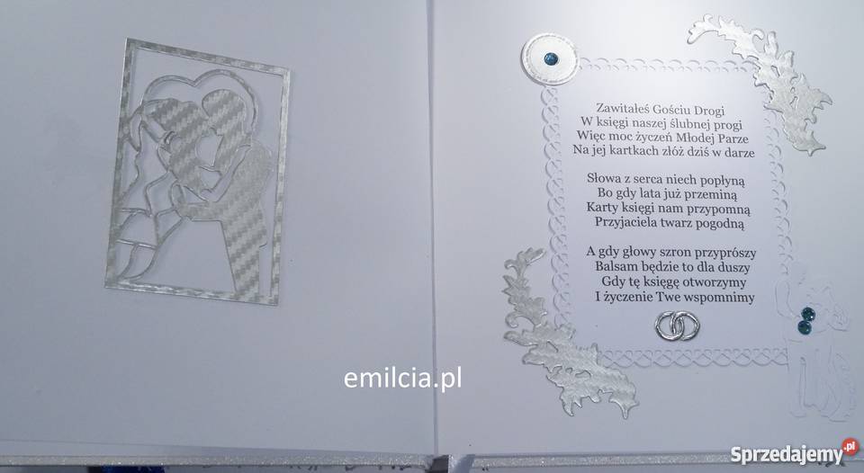 Księga Gości Album kolor Chaber Biel Zieleń Pozostałe Zielona Góra