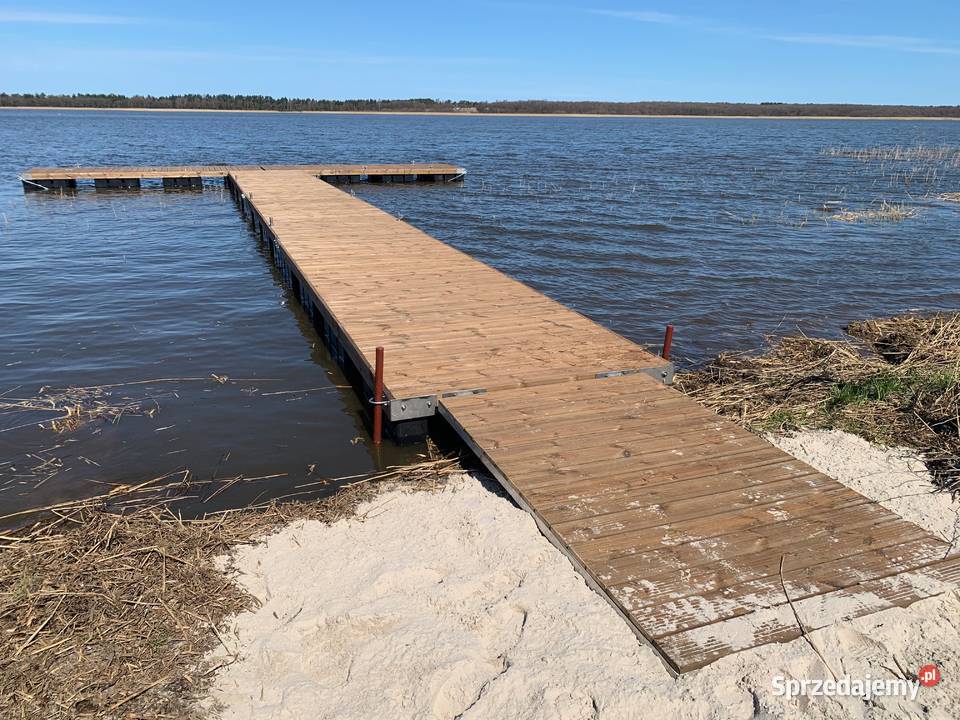 Aluminiowy pomost pływający lekki trwały Ostróda