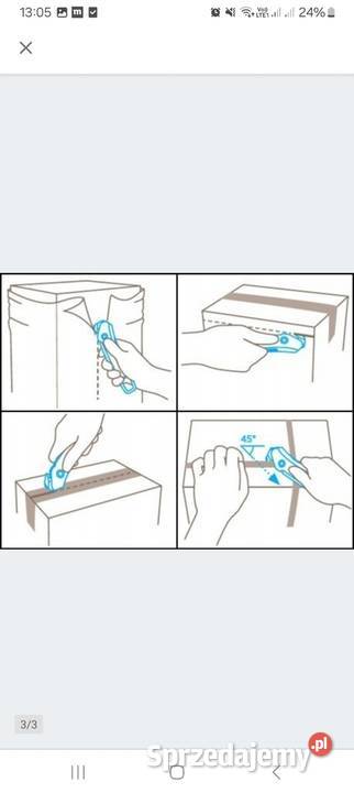 Nożyk do kartonów i foli