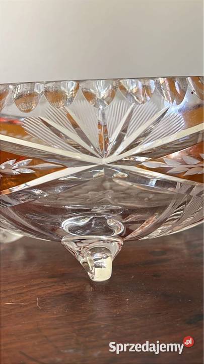 Miseczka kryształ Przezroczysta z miodowymi pomorskie Gdańsk