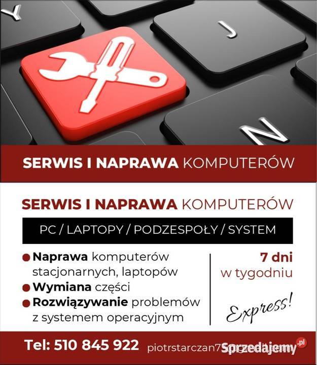 Naprawa komputerów PC LaptopySerwis Komputerowy dolnośląskie Głogów usługi it