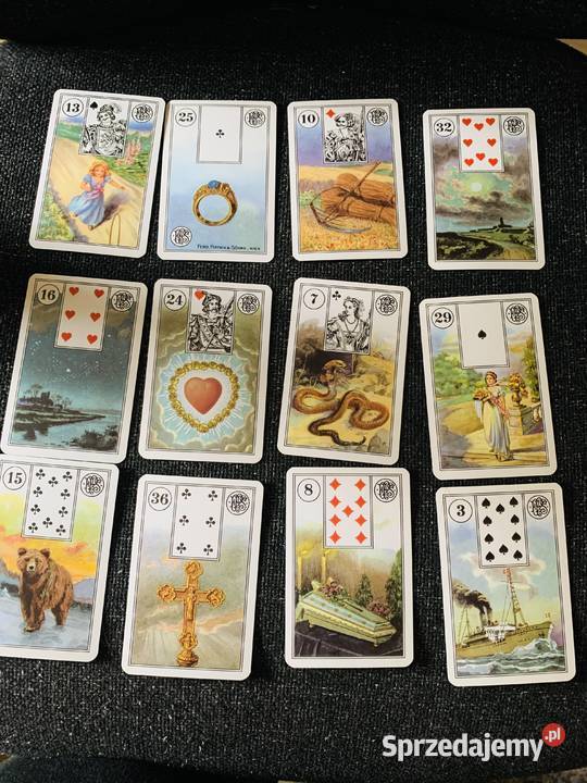 Mlle Lenormand Wahrsagekarten 36 Karten mit mazowieckie Warszawa