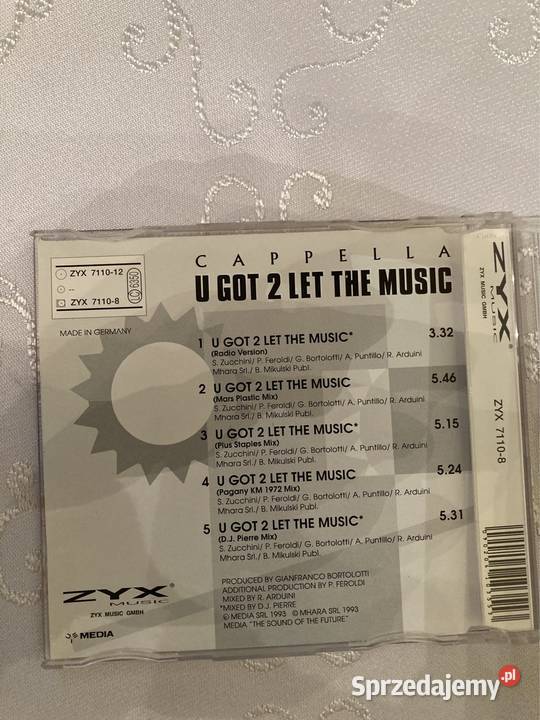 Płyta CD Single Cappella U Got 2 Let The Music Czerwionka-Leszczyny