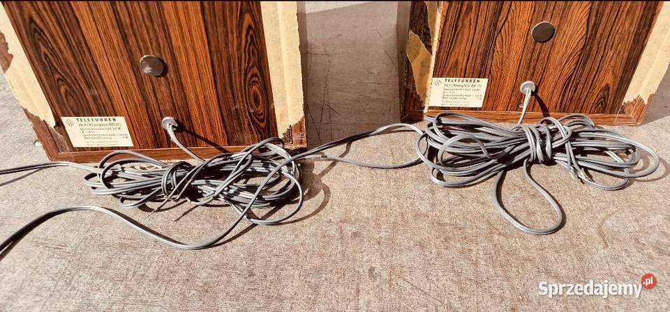 Piękne unikatowe kolumny Telefunken z 1972 roku
