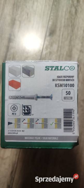 Kołki rozporowe STALCO KSM10100 50 sztuk
Nowe