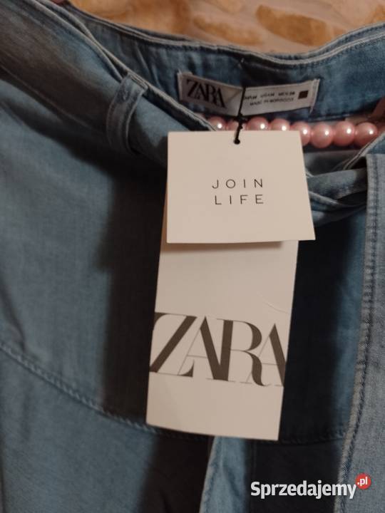 38M ZARA Dżinsowe Spódnico spodnie z Madrytu