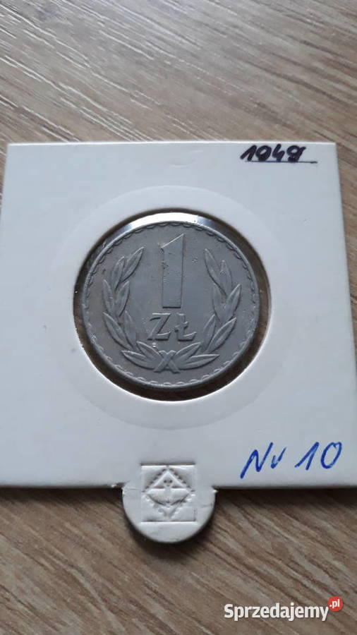 1 złoty 1949 r Aluminium 10 Super stan Konin