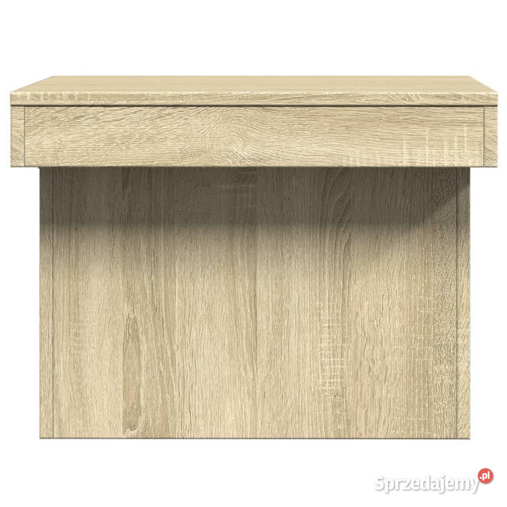 Stolik kawowy dąb sonoma 80x55x40 materiał Warszawa