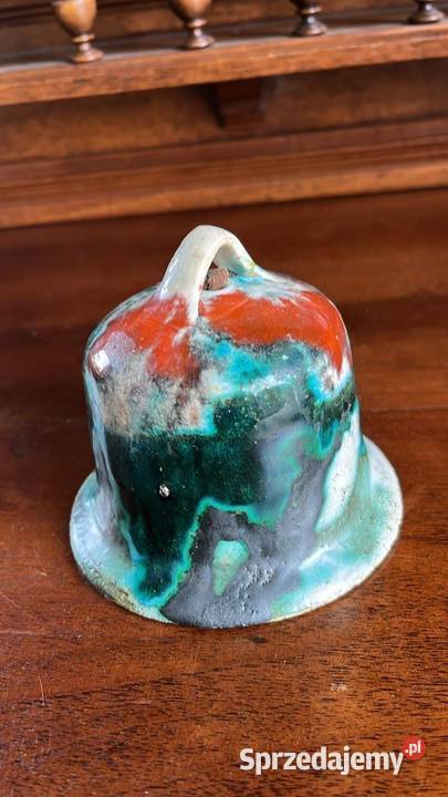 Dzwonek ceramiczny Piękne kolory Porcelana i szkło sprzedam