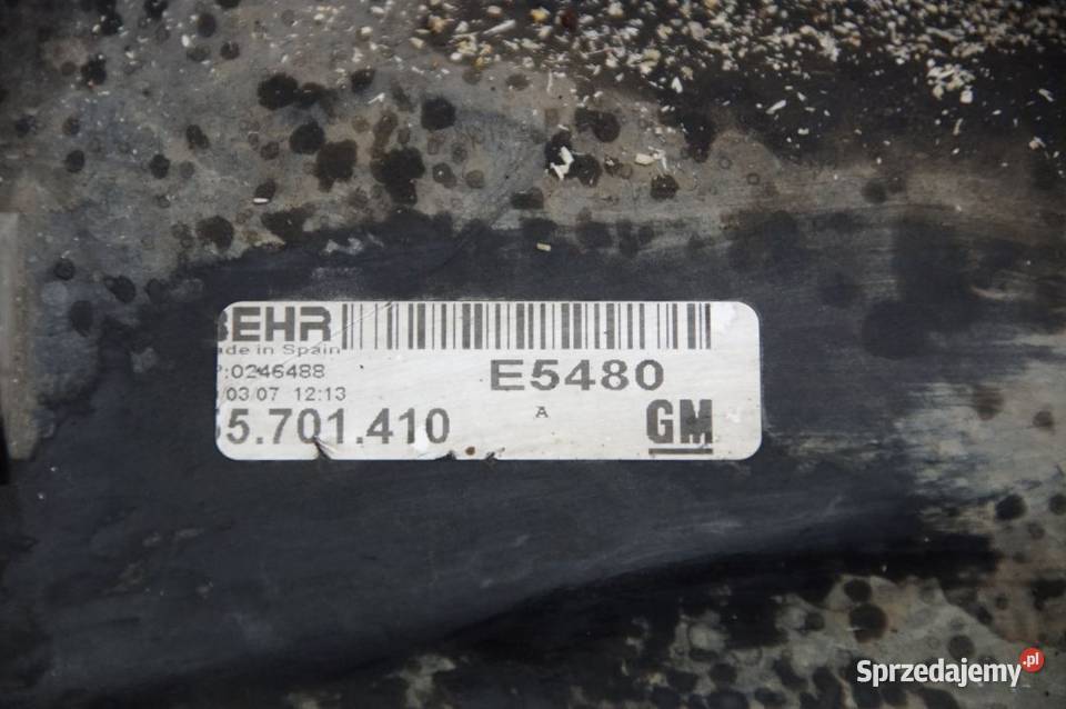 WENTYLATOR CHŁODNICY OPEL CORSA D 55702179 Lipno