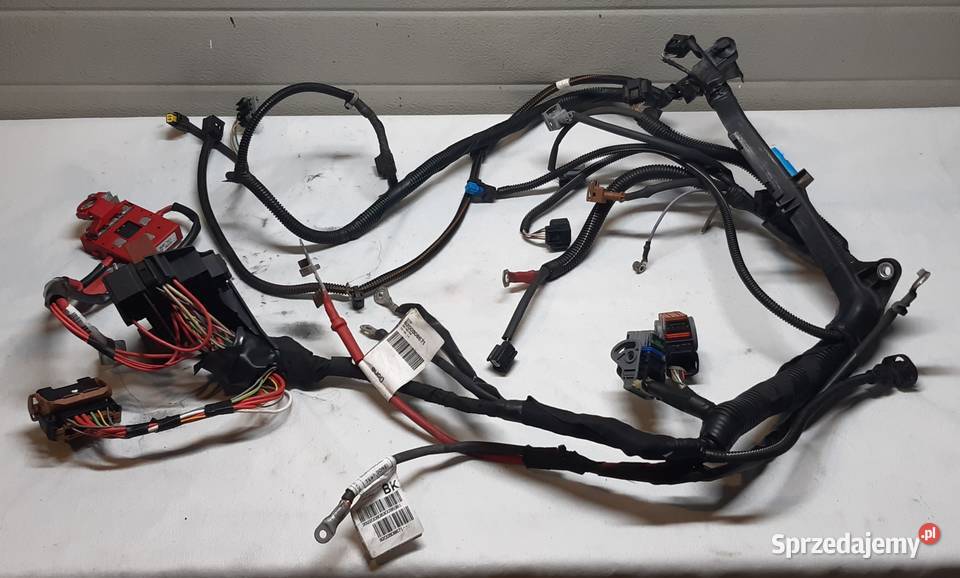 WIĄZKA INSTALACJA SILNIKA TWINGO II 12 8V układ elektryczny silnika Mielęcin sprzedam