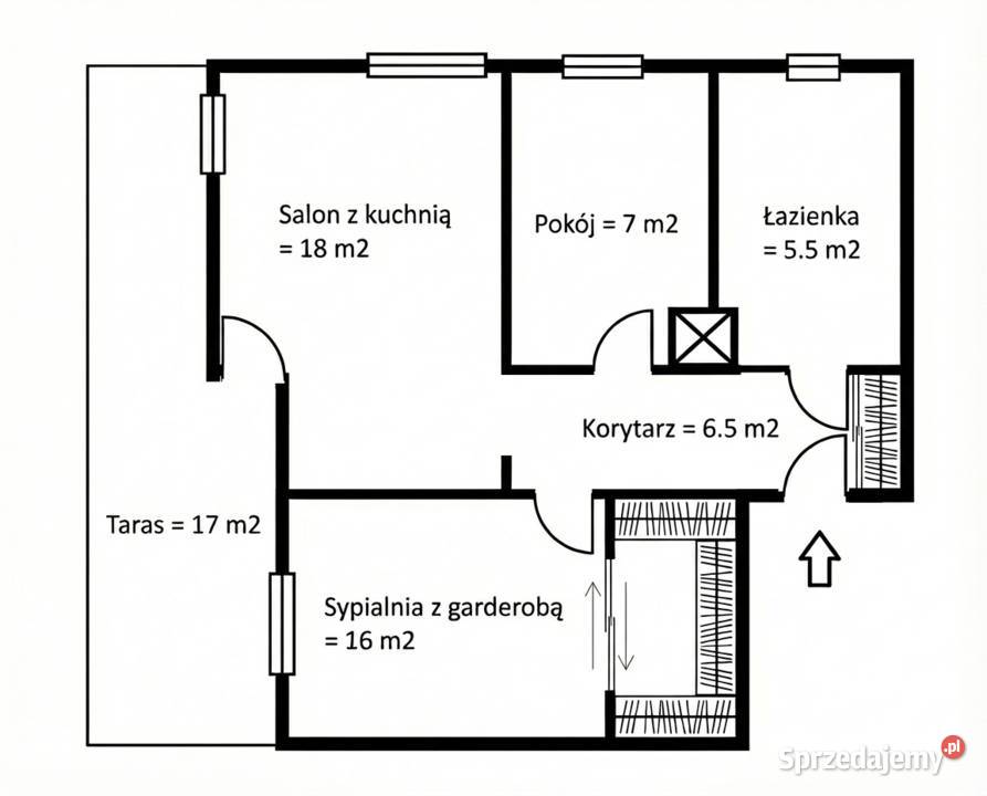 3 pokoje 53 m taras 17 m wzorcowe osiedle z Wrocław