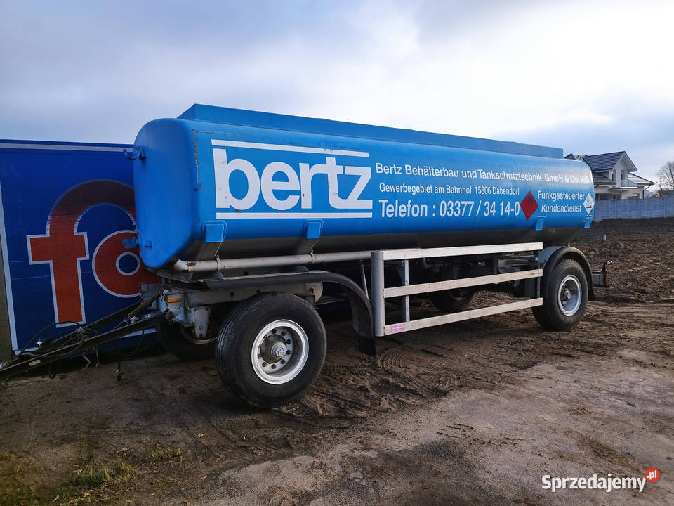 Cysterna paliwowa wody Zbiornik Aluminiowy wielkopolskie Strzyżew