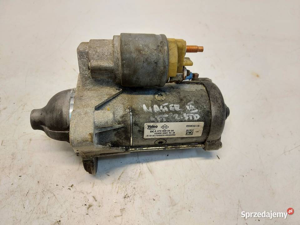 Renault Master III LIFT 2023 rozrusznik sprawny