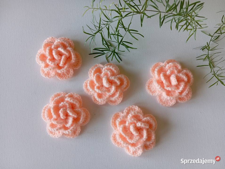 Szydełkowe kwiatki 7 Kwidzyn