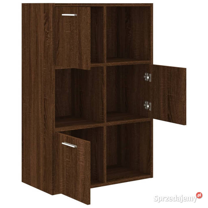 Regał brązowy dąb 60x295x90 WM815455 Warszawa sprzedam