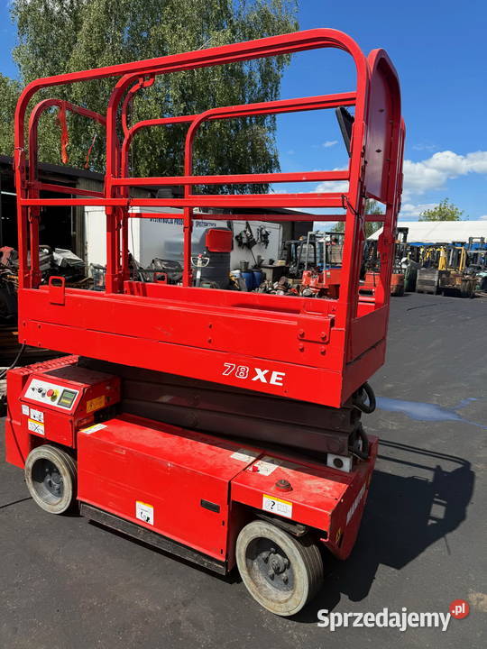 zwyżka podnośnik nożycowy MANITOU 78XE 24V 230 Działoszyn