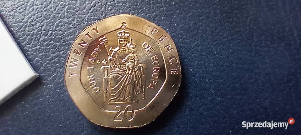 Stare monety 20 pens 1997 Gibraltar