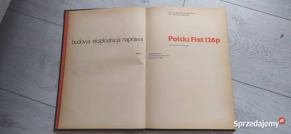 Polski Fiat 126p budowa eksploatacja naprawa Książki naukowe i popularnonaukowe Warszawa