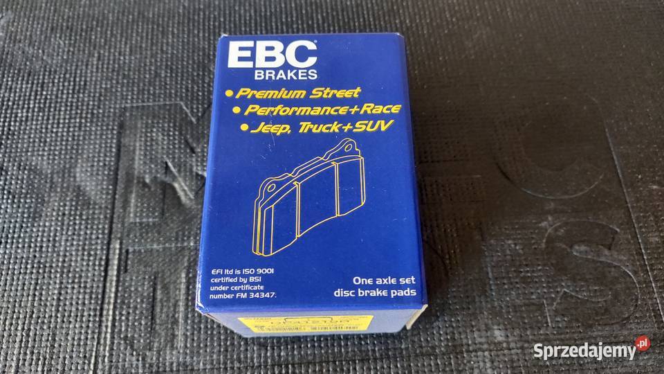 Nowe klocki EBC Yellow Stuff DP411210R Civic osobowe Układ hamulcowy Wilga