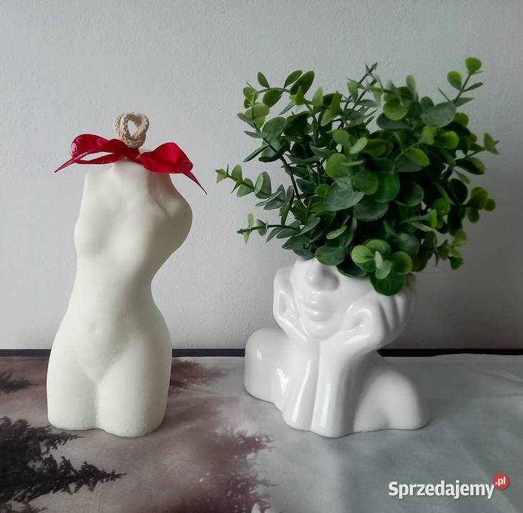 Świeca sojowa HandMade Body Ona Rzeźba Różne Kraków sprzedam