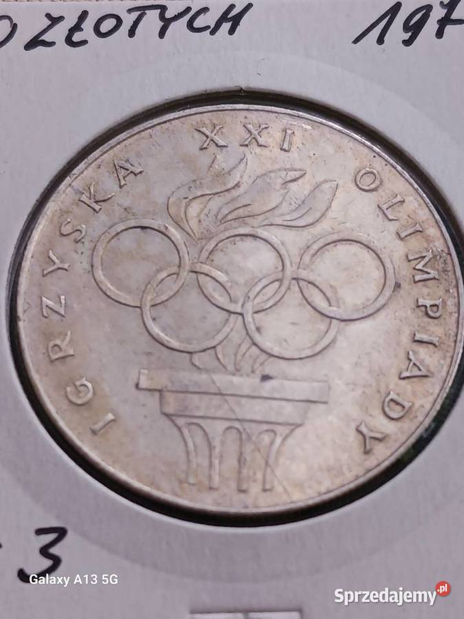 200 Igrzyska XXI Olimpiady 1976 r 3 Antyki, Sztuka, Kolekcje wielkopolskie Konin