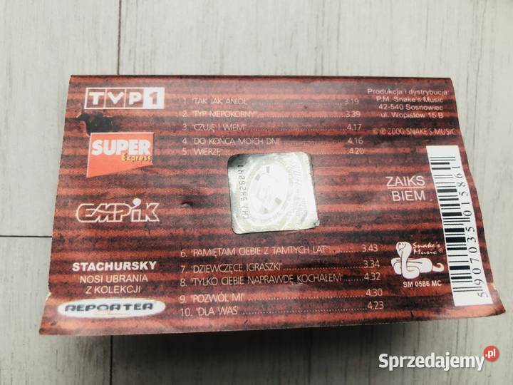 Kaseta audio Starchursky Stachurski kasety hity Łódź sprzedam
