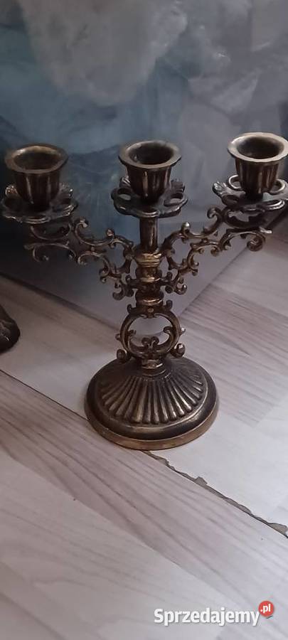 ŚWIECZNIKI MOSIĘŻNE JEDEN NA 1 ŚWIECE GLOWA Poznań sprzedam