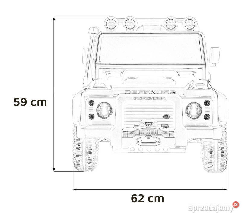 BAWIBUS auto na akumulator LAND ROVER DEFENDER Myszków