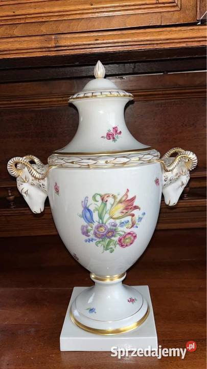 Amfora Furstenberg Germany Ręcznie zdobiona Porcelana i szkło Gdańsk