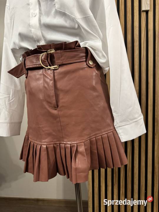 Spódniczka zara Z wysokim stanem Fabianów